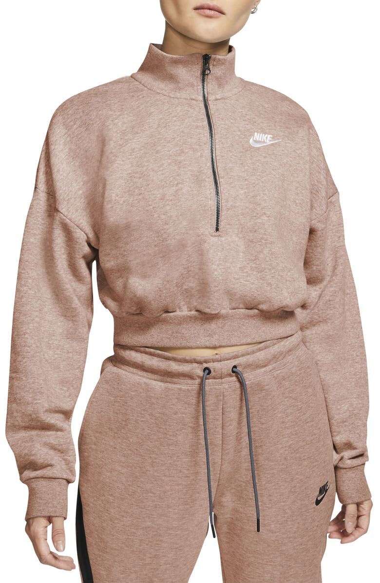 

Флисовый укороченный пуловер Sportswear Essential NIKE