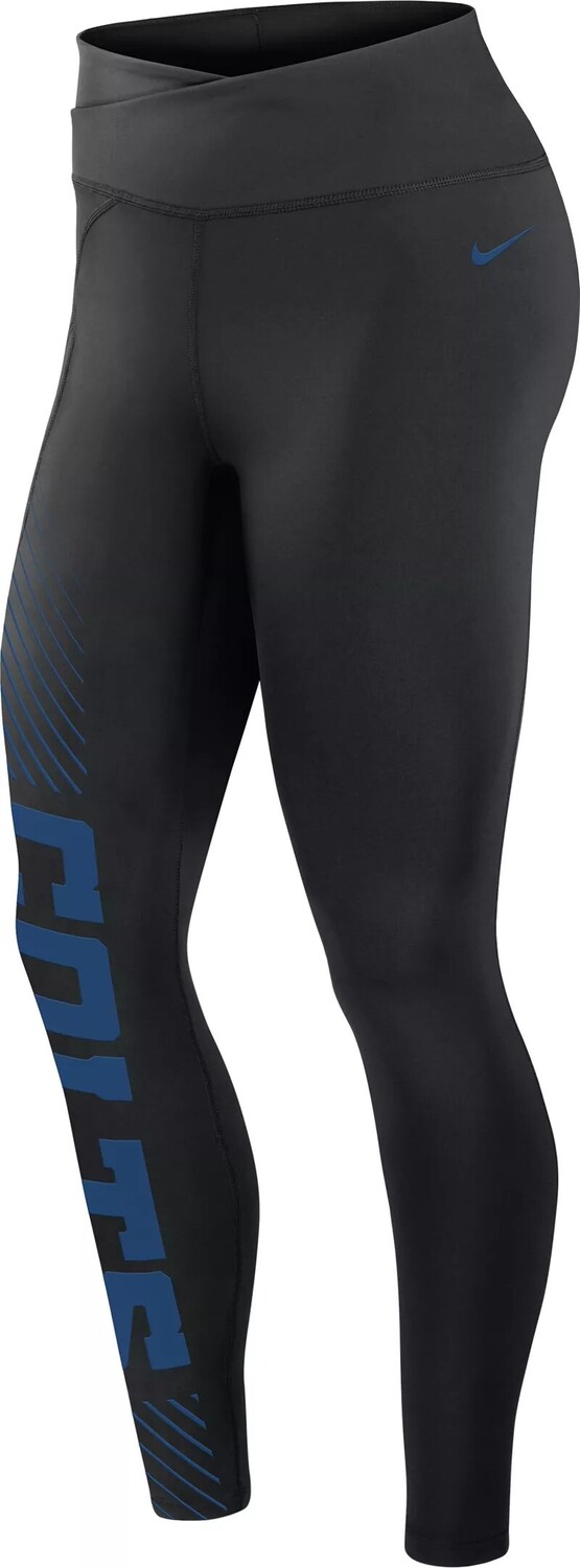 

Женские черные леггинсы Nike Indianapolis Colts Yard Line