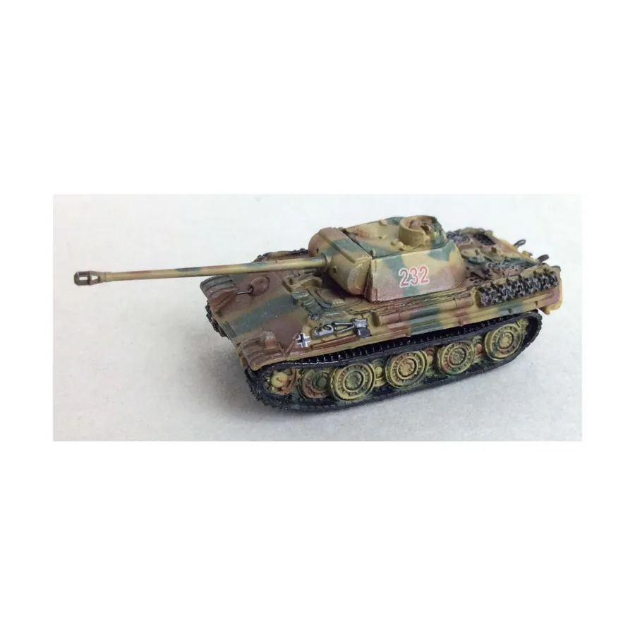 

Серия 03 - Сд. Кфз. 171 PzKpfw V Panther Ausf. G — Средний танк «Пантера» со стальными колесами — PzRgt 24, Аахен, ноябрь 1944 г. № 1, Can.Do Pocket Army - WWII Tanks - Loose Miniatures (1:144)