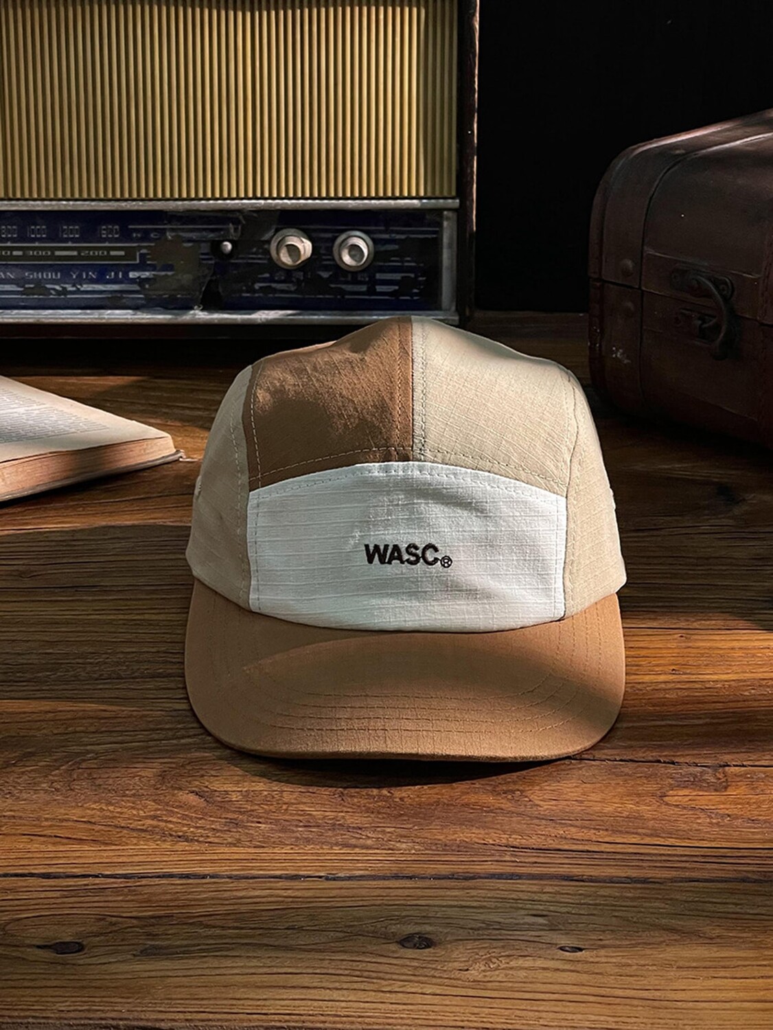 

Бейсболка лоскутная Wasc из пяти частей, хаки