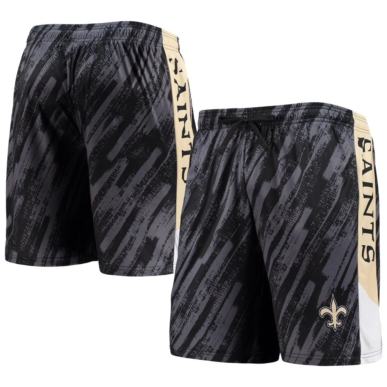 

Мужские черные шорты в сетку New Orleans Saints FOCO New Orleans Saints