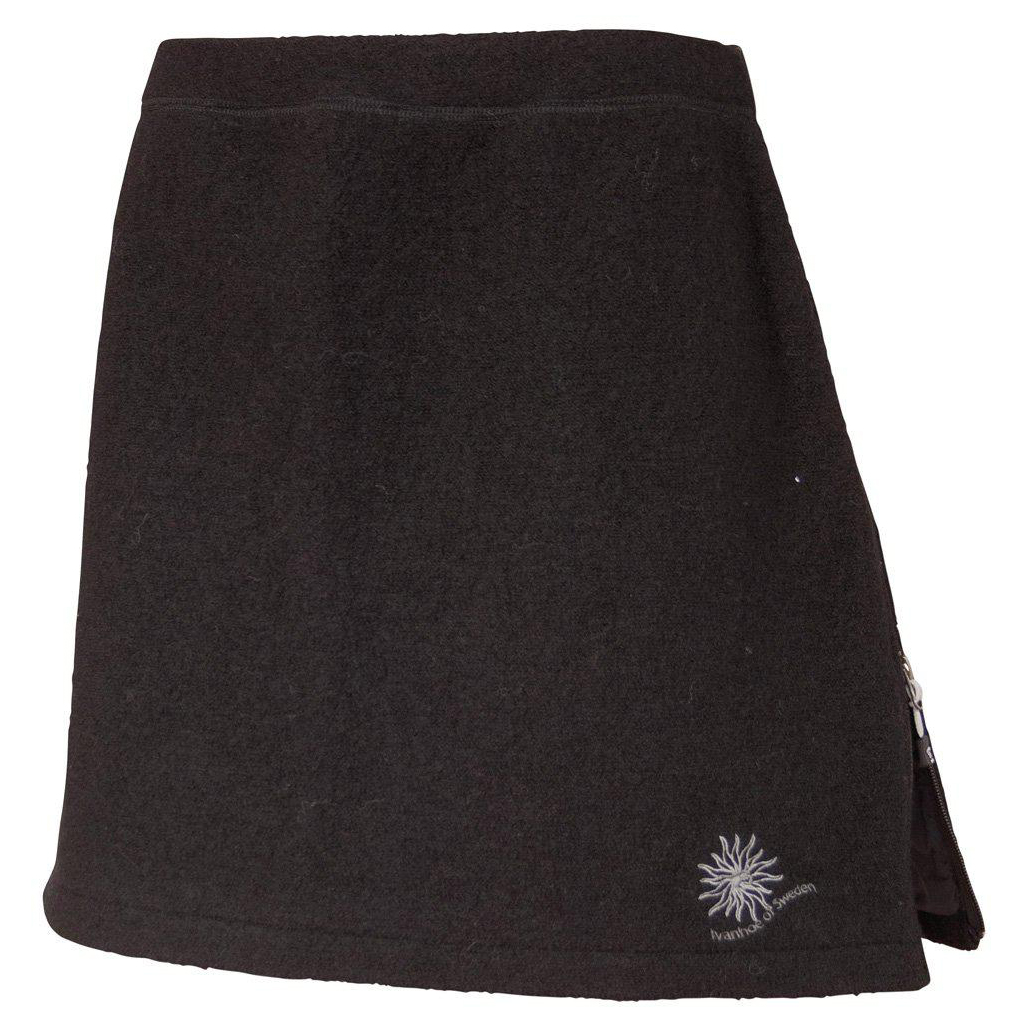 Юбка Ivanhoe Of Sweden Women's Bim Short Skirt, черный юбка akimbo с шерстью 44 размер