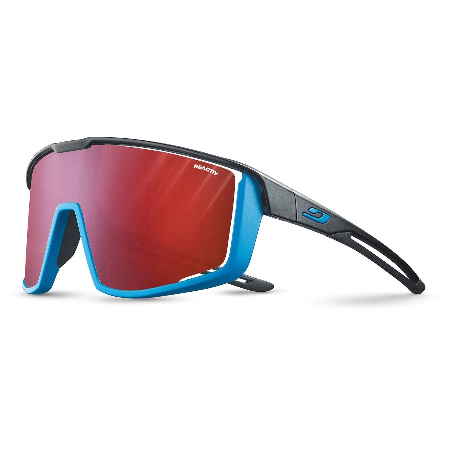 

Солнцезащитные очки Julbo Fury Reactiv, цвет Matte Translucent Black/Blue REACTIV 0-3 High Contrast