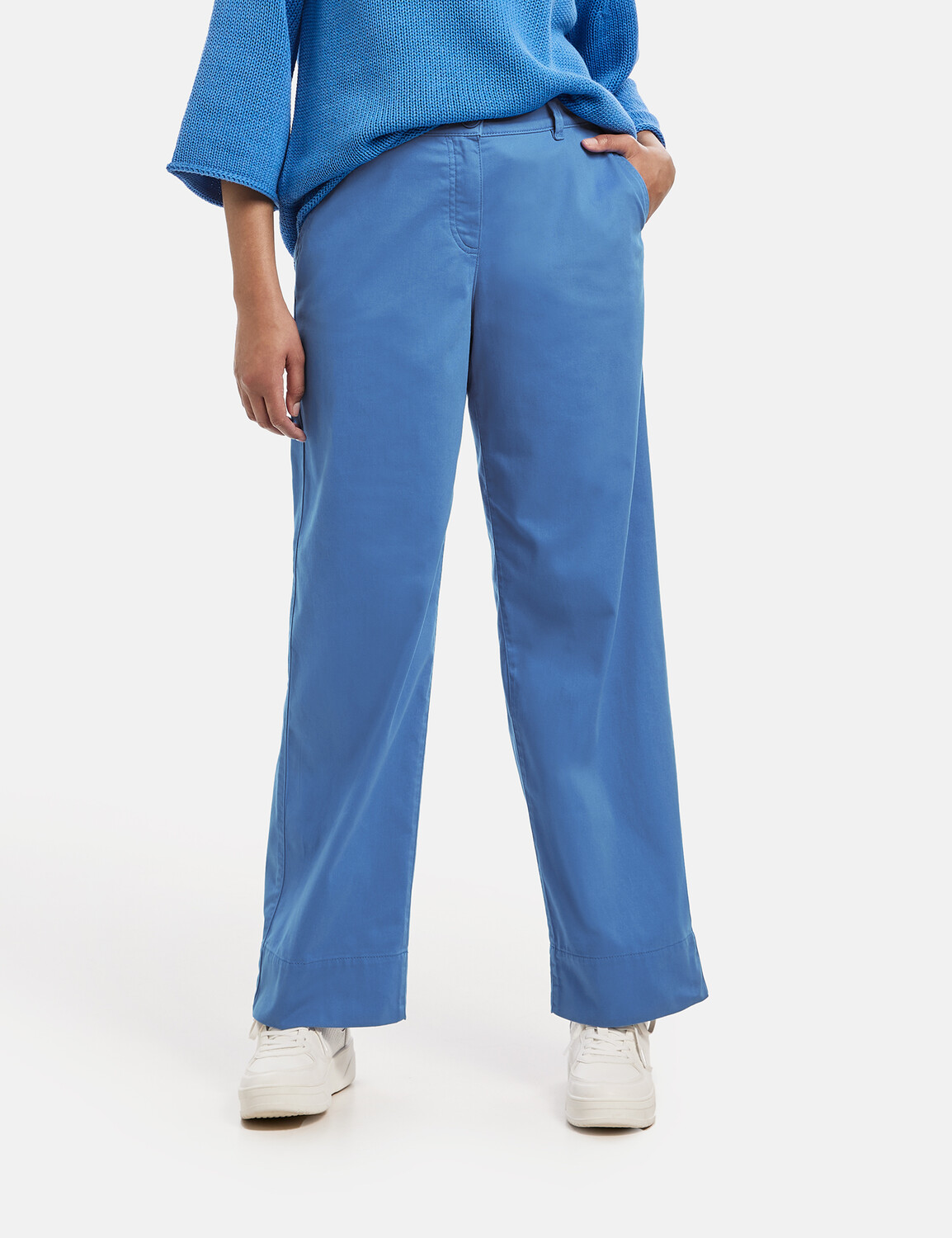 

Брюки SAMOON Hose Freizeit lang, цвет Magic Blue