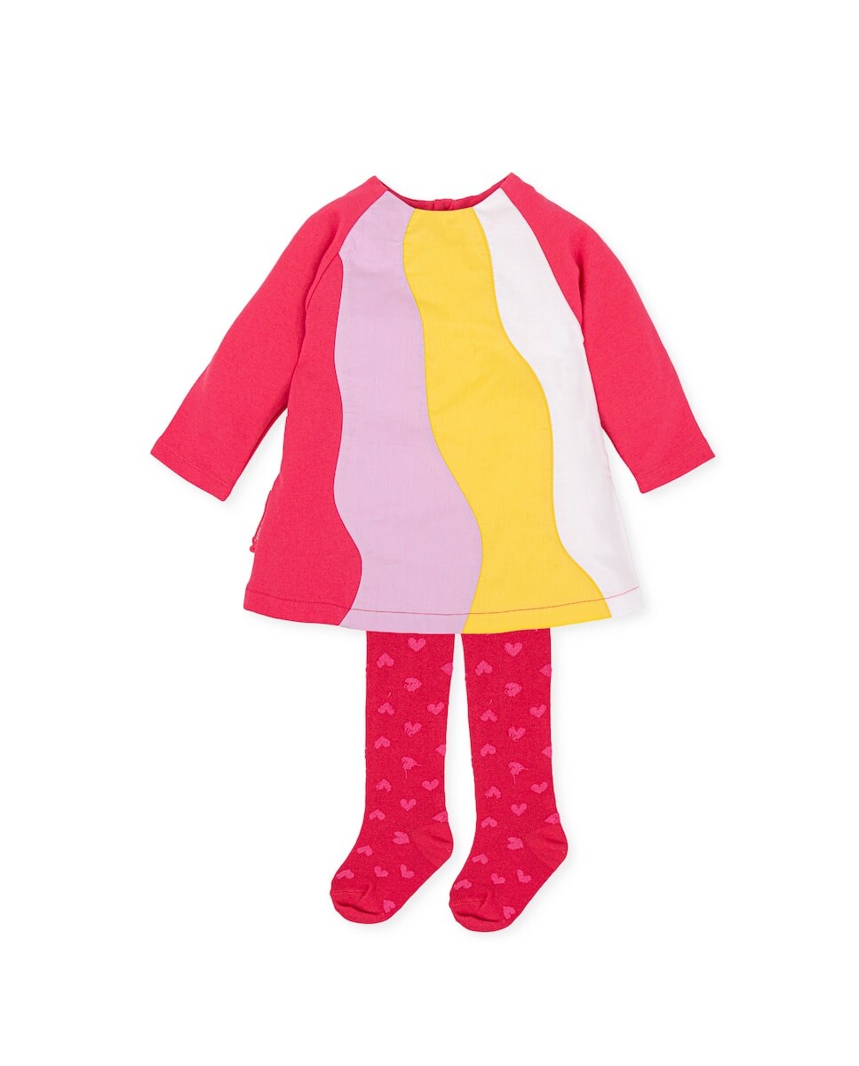 

Платье для девочки с разноцветными колготками AGATHA RUIZ DE LA PRADA, мультиколор