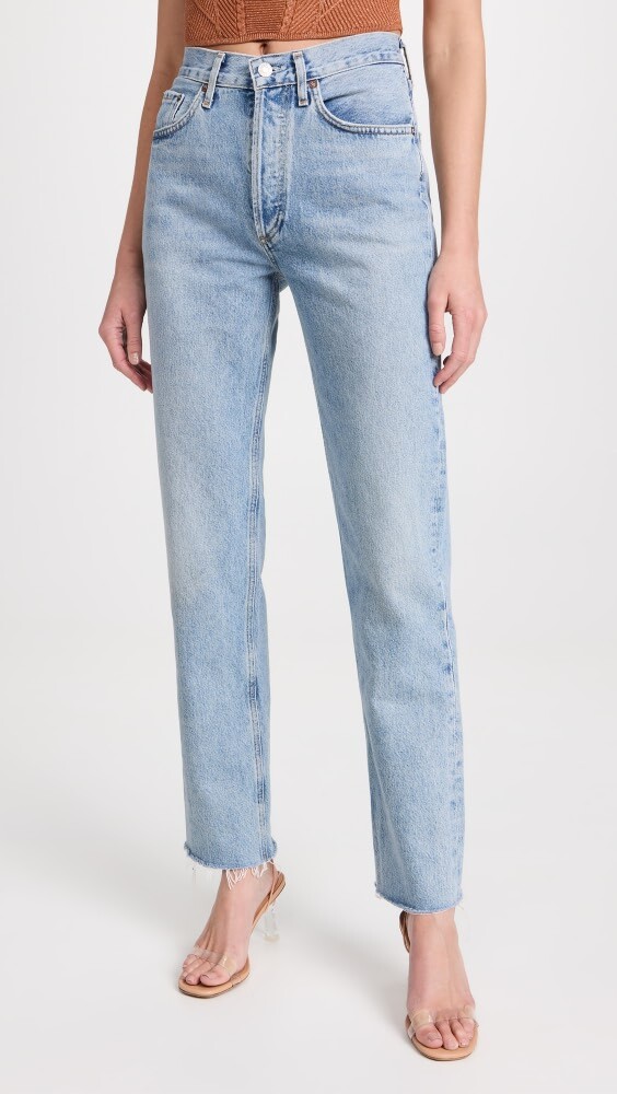 

Джинсы AGOLDE Lana Mid Rise Straight