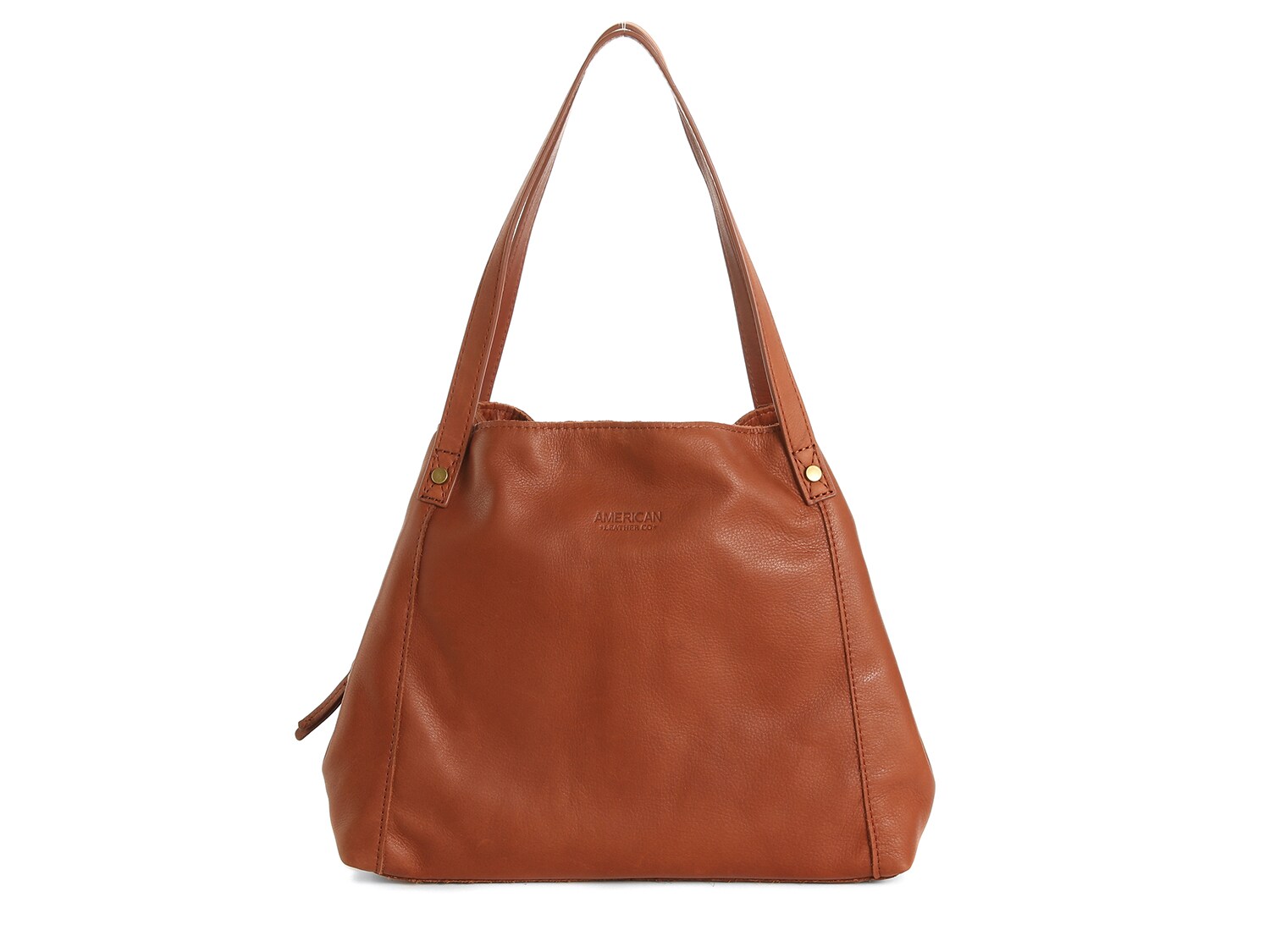 Сумка-хобо American Leather Co. кожаная, коричневый женская большая сумка hope american leather co