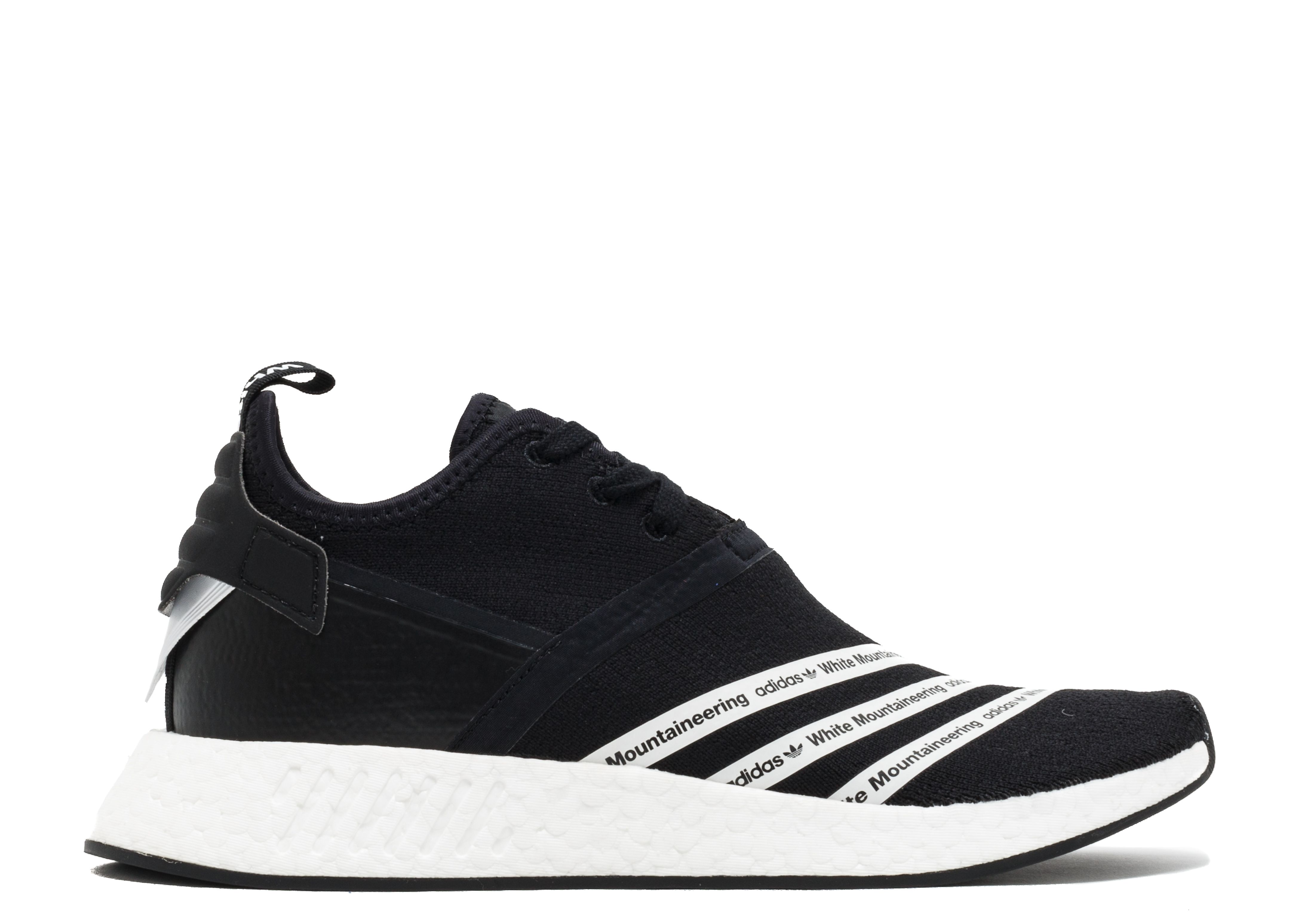 Кроссовки adidas White Mountaineering X Nmd_R2 Pk 'Black', черный