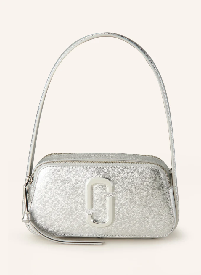 

Сумка на плечо из сафьяновой кожи the slingshot Marc Jacobs, серебряный