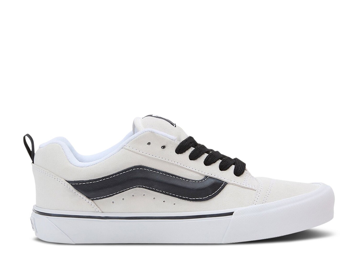 

Кроссовки Vans Knu-Skool 'Suede - White Black', кремовый, Бежевый;серый