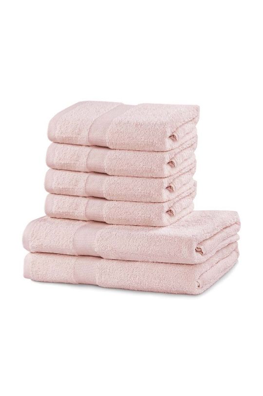 Набор полотенец из 6 упаковок Inne, розовый