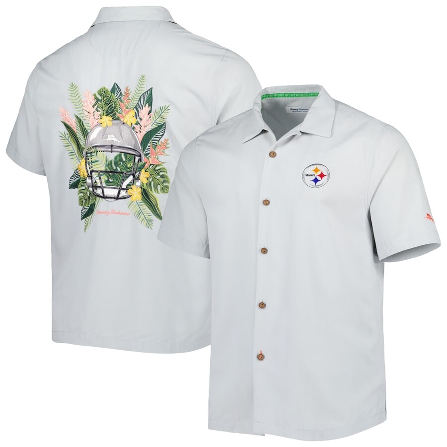 

Рубашка Tommy Bahama Pittsburgh Steelers, серый