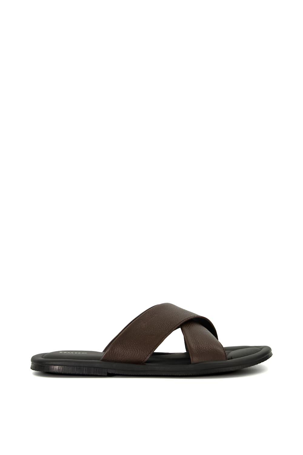Кожаные сандалии Frap Dune London, коричневый