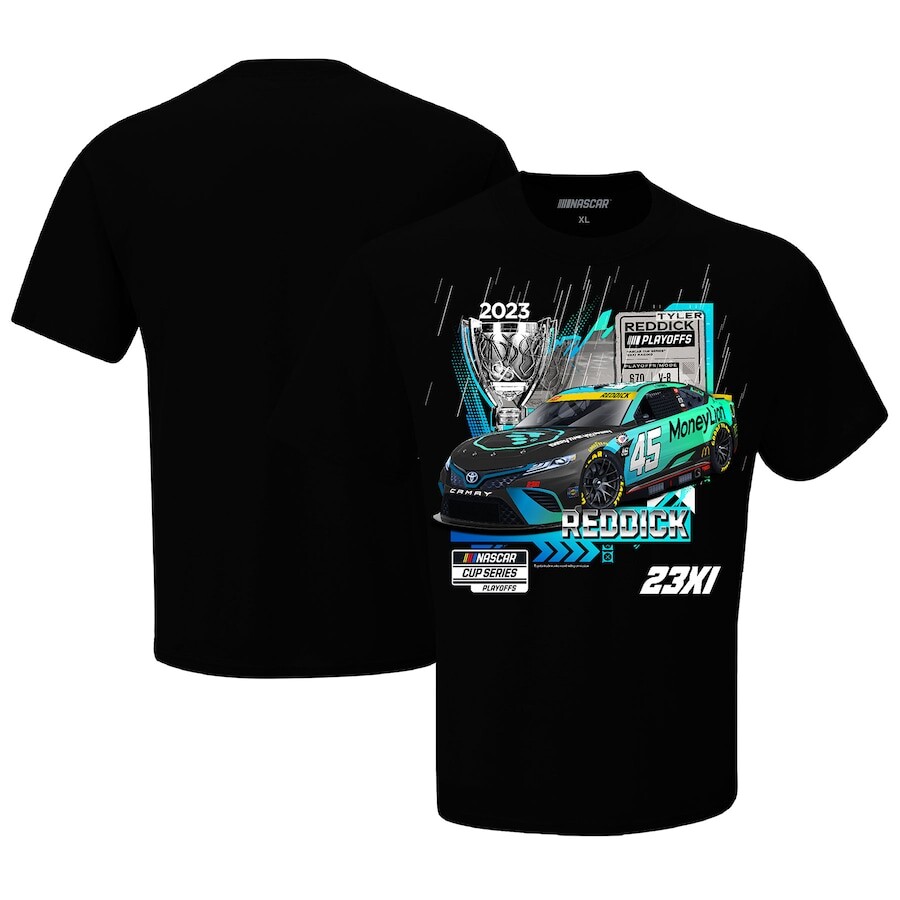 

Футболка с коротким рукавом 23XI Racing Tyler Reddick, черный