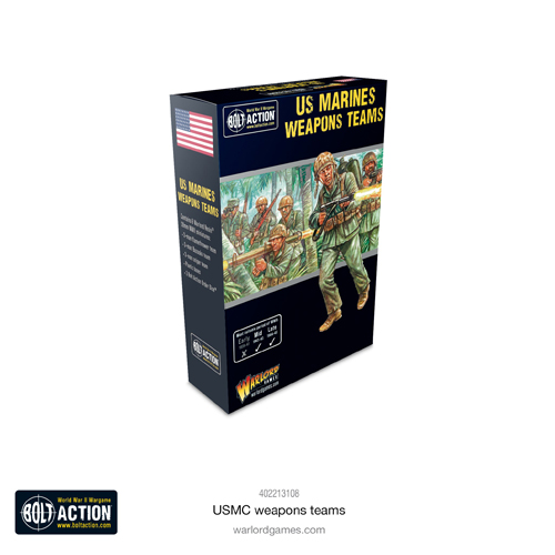 Фигурки Usmc Weapons Teams Warlord Games