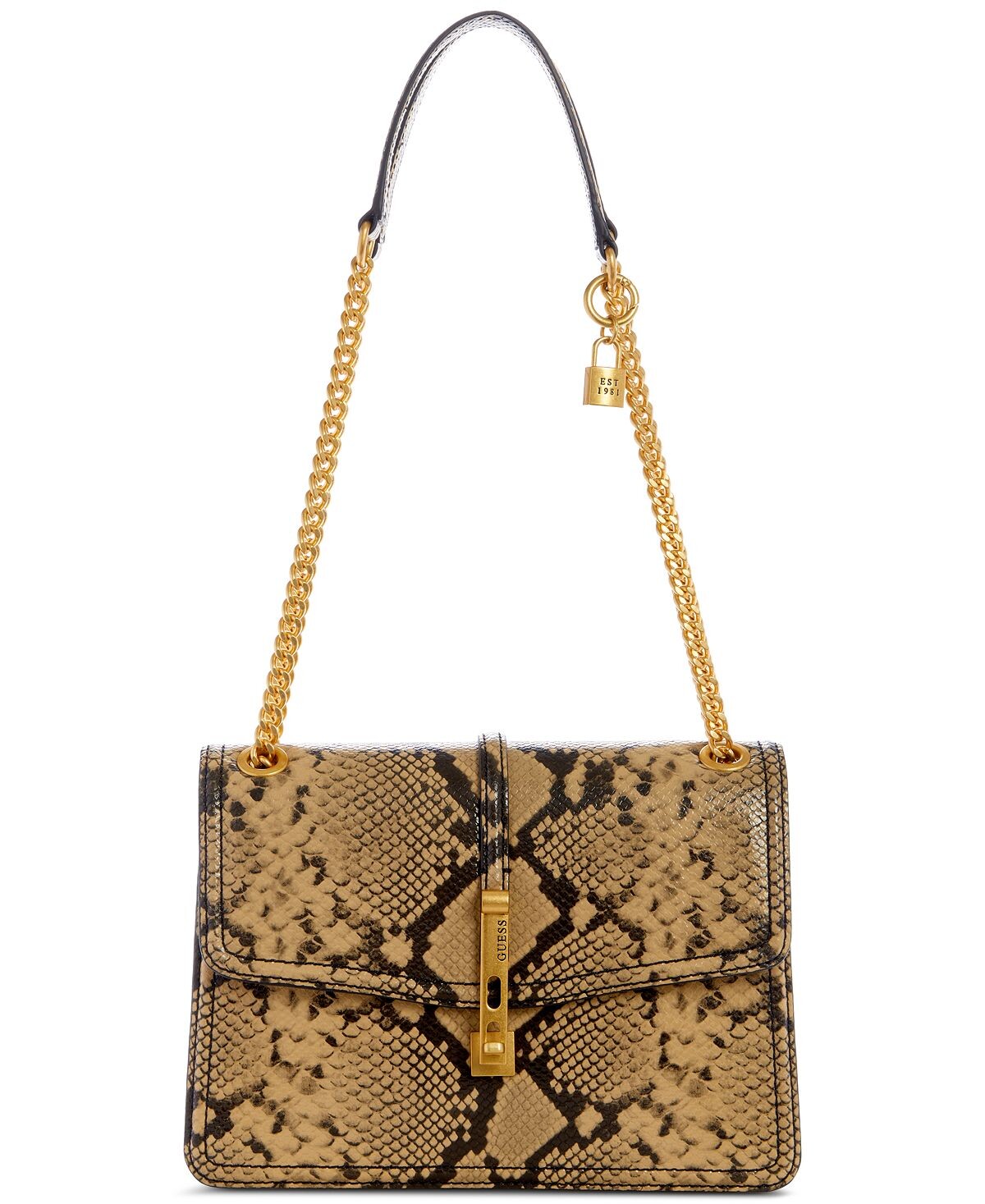 

Трансформируемая сумка через плечо James Small Python GUESS