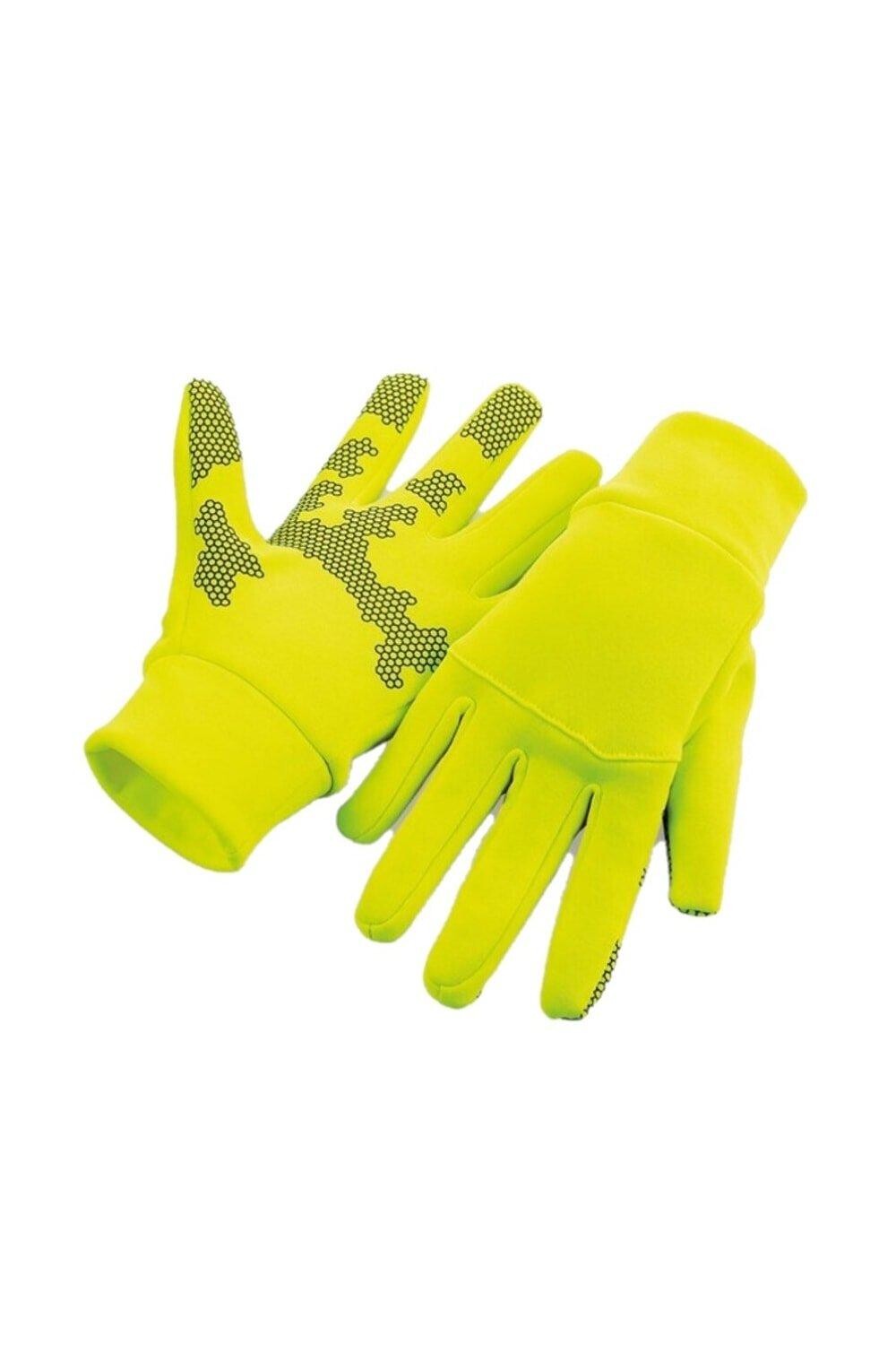 

Спортивные технические перчатки Softshell Beechfield, желтый