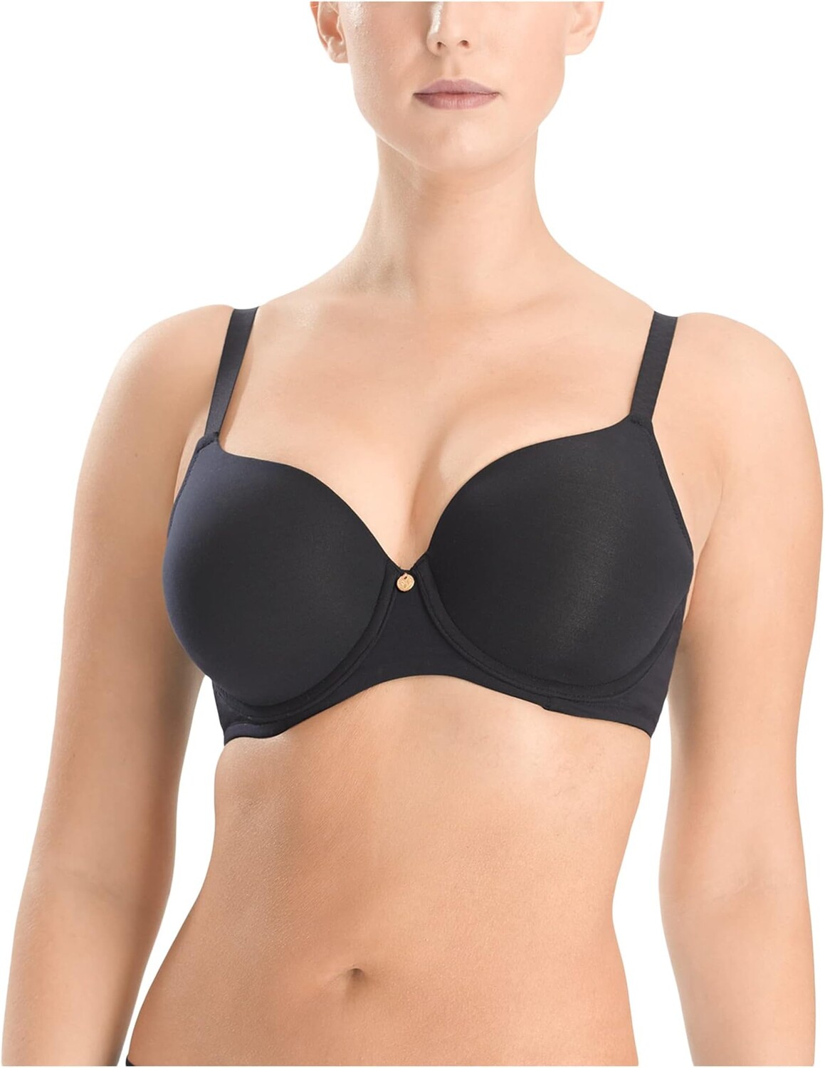 

Бюстгальтер на косточках Chic Comfort для полной фигуры с контуром сердца 736096 Natori, черный