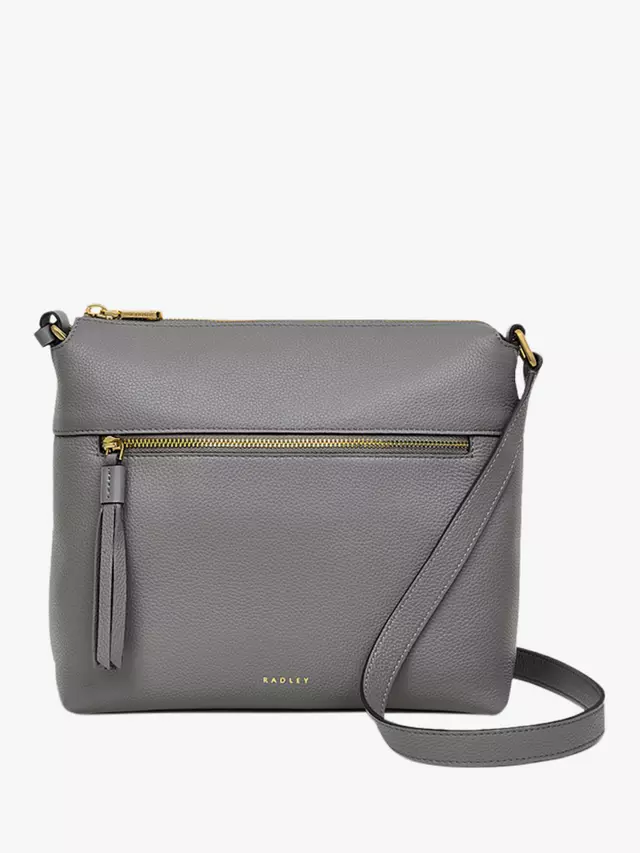 

Сумка кросс-боди Radley Fountain Mews Leather Zip-Top, цвет cloud/burst