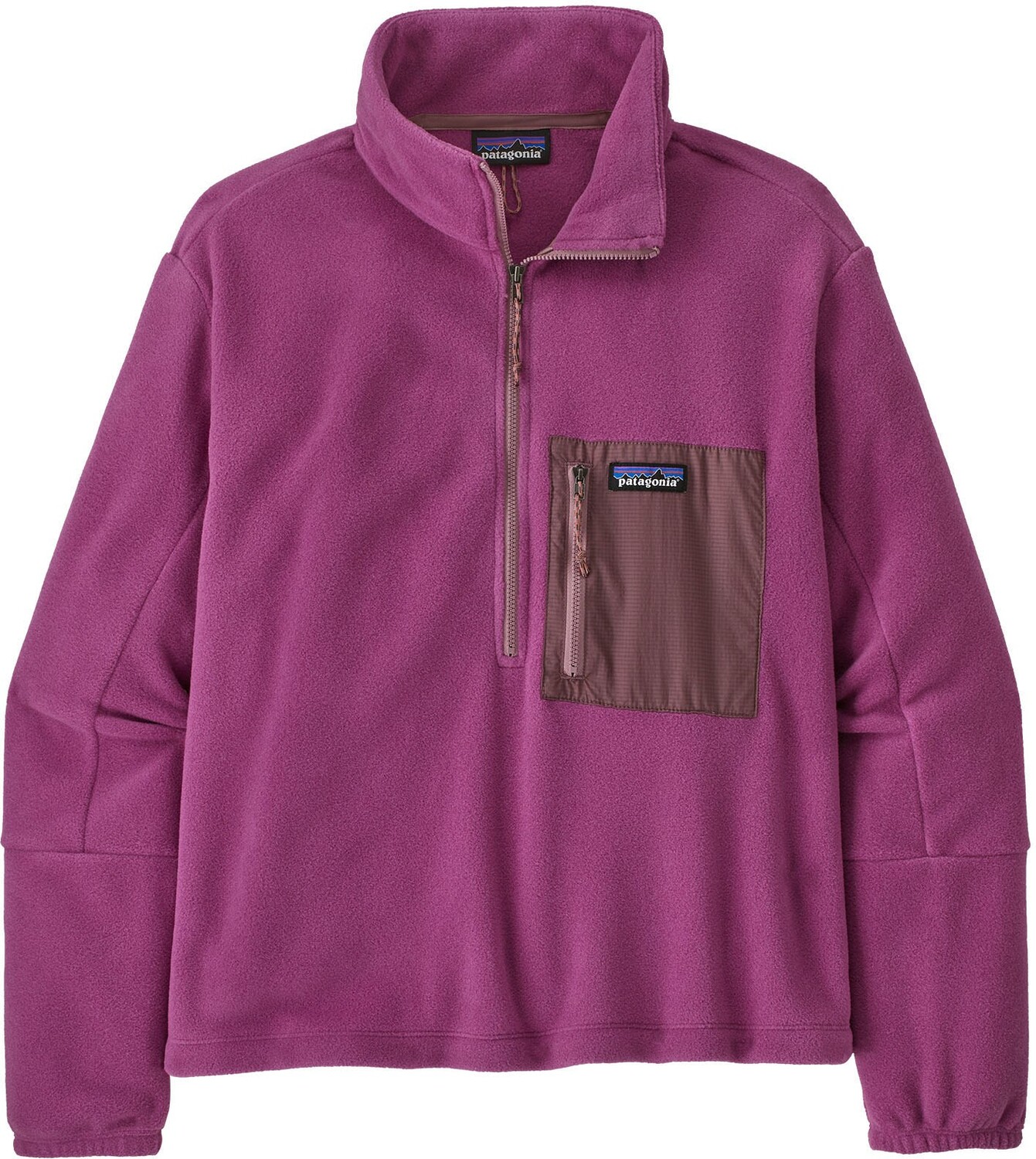 

Флисовый пуловер Microdini с полумолнией - женский Patagonia, розовый