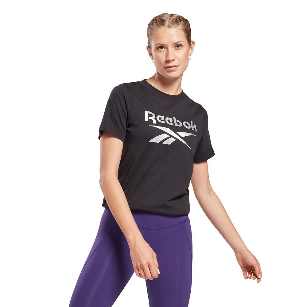 

Футболка с коротким рукавом Reebok Identity Big Logo, черный