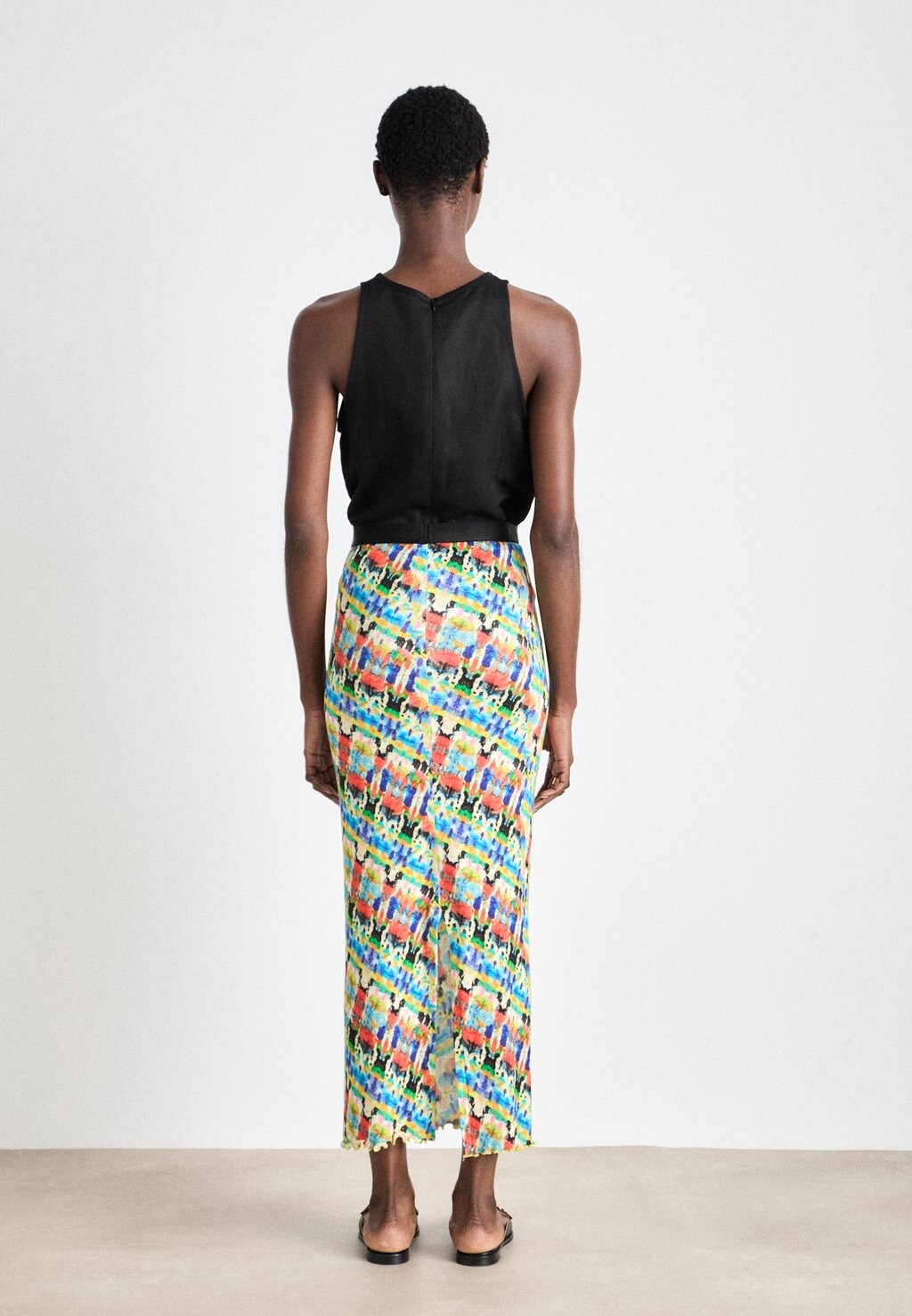 

Юбка макси Maxine Skirt Mads Nørgaard, мультиколор
