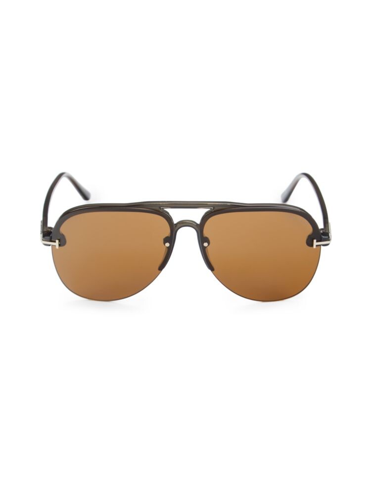 

Солнцезащитные очки-авиаторы 62MM Tom Ford, коричневый