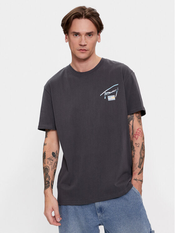 

Футболка стандартного кроя Tommy Jeans, серый