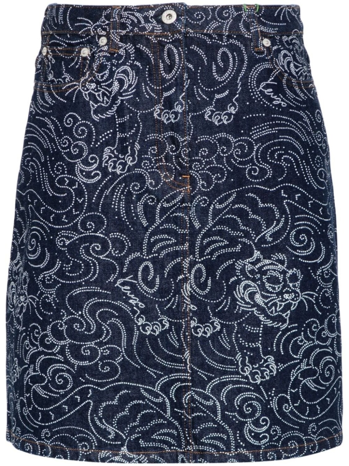 

Kenzo юбка с графическим принтом, синий