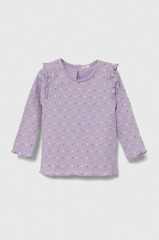 

United Colors of Benetton Детская футболка с длинными рукавами, фиолетовый