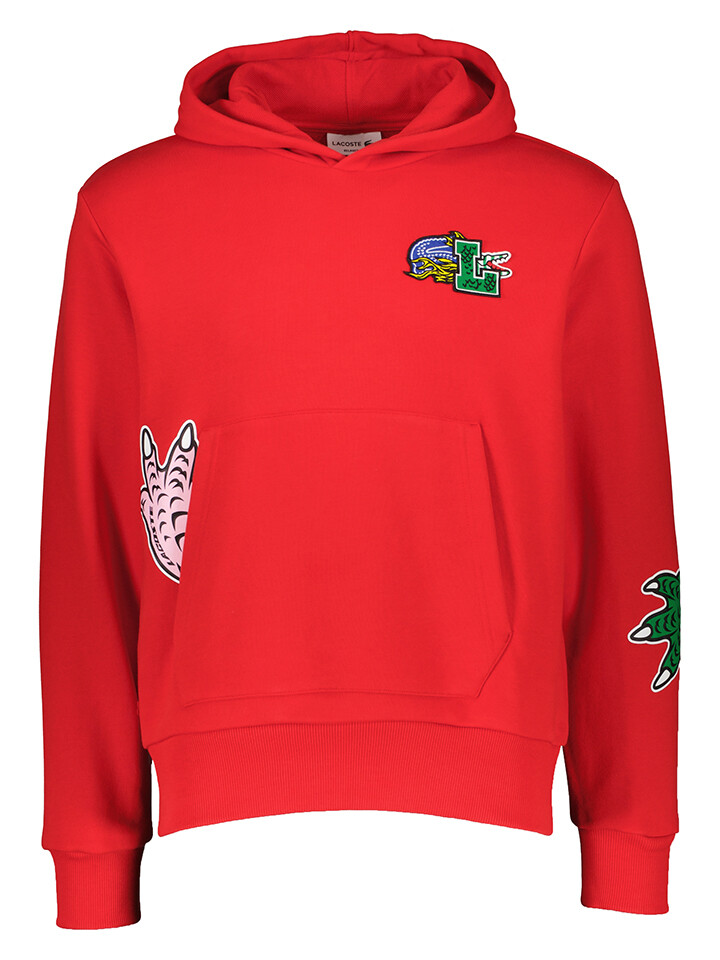 

Толстовка Lacoste Hoodie, красный