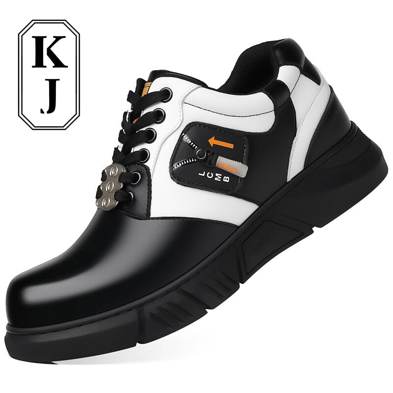 

Туфли мужские низкие Kj, цвет KJ-529 black color, inner height increase by 6CM.