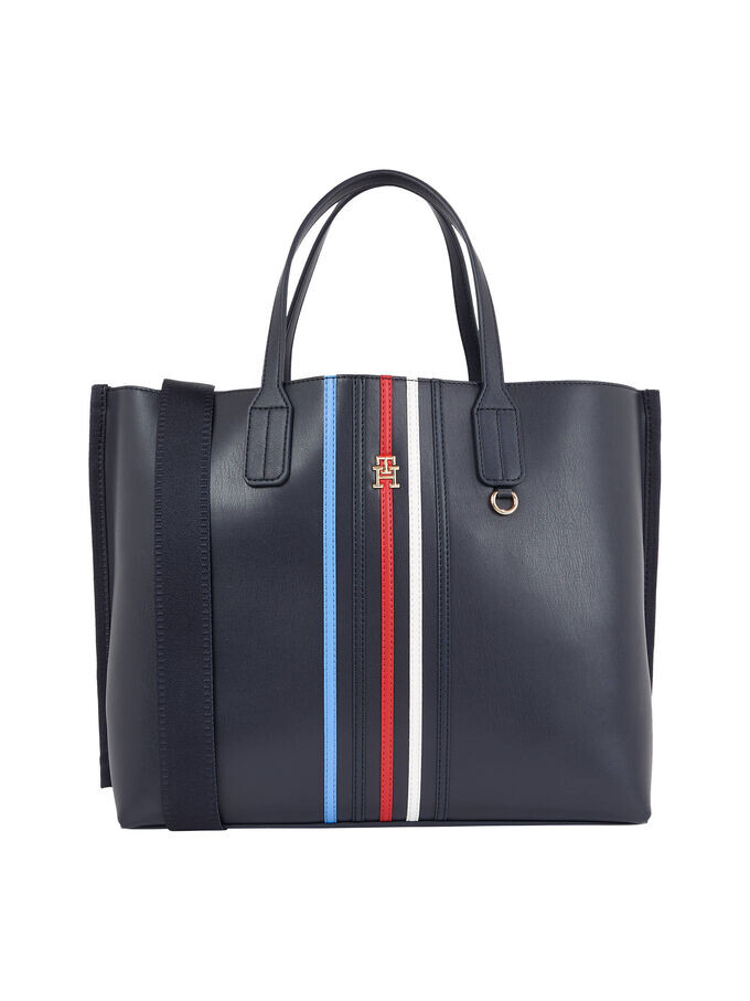 

Культовая сумка-шопер Tommy Tommy Hilfiger, синий