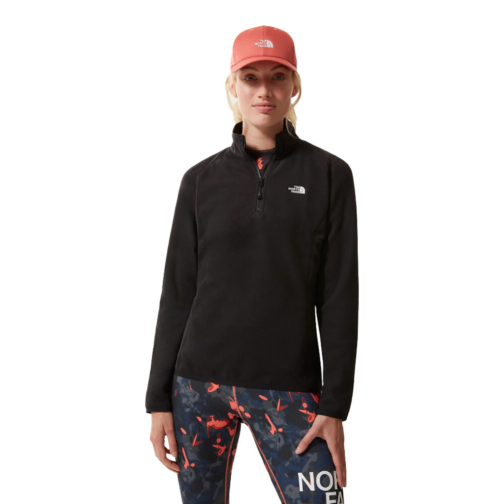 

Спортивный топ The North Face 100 Glacier 1/4 Zip, черный