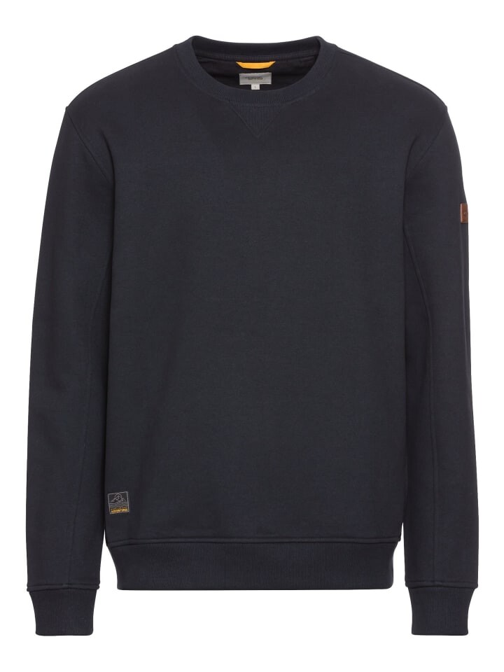 

Пуловер Camel Active Sweatshirt aus einem Baumwollmix, цвет nachtblau
