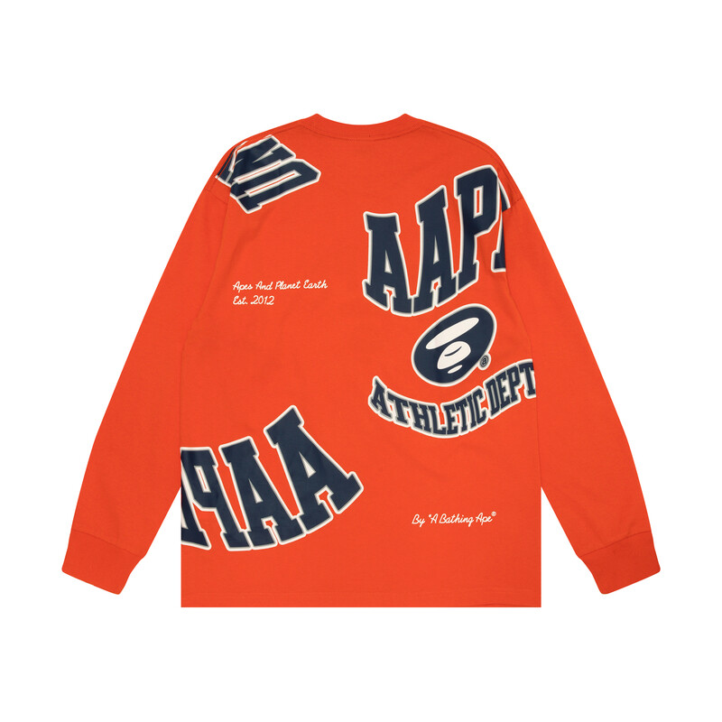 

Футболка мужская оранжевая Aape, оранжевый