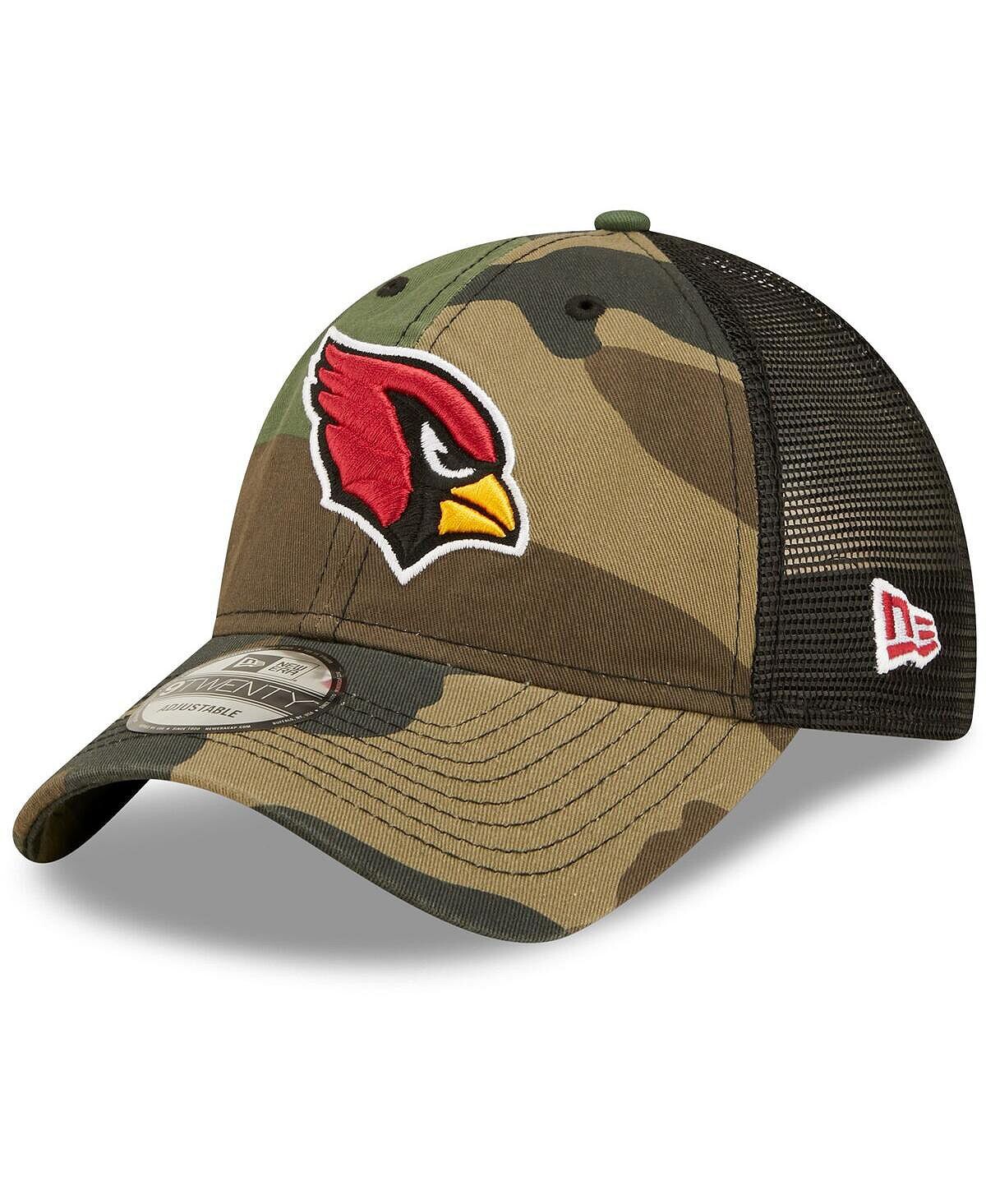 

Мужская камуфляжная кепка Arizona Cardinals Basic 9Twenty Trucker Snapback черного цвета New Era