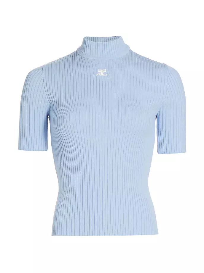 

Блузка Reedition в рубчик Courreges, цвет sky