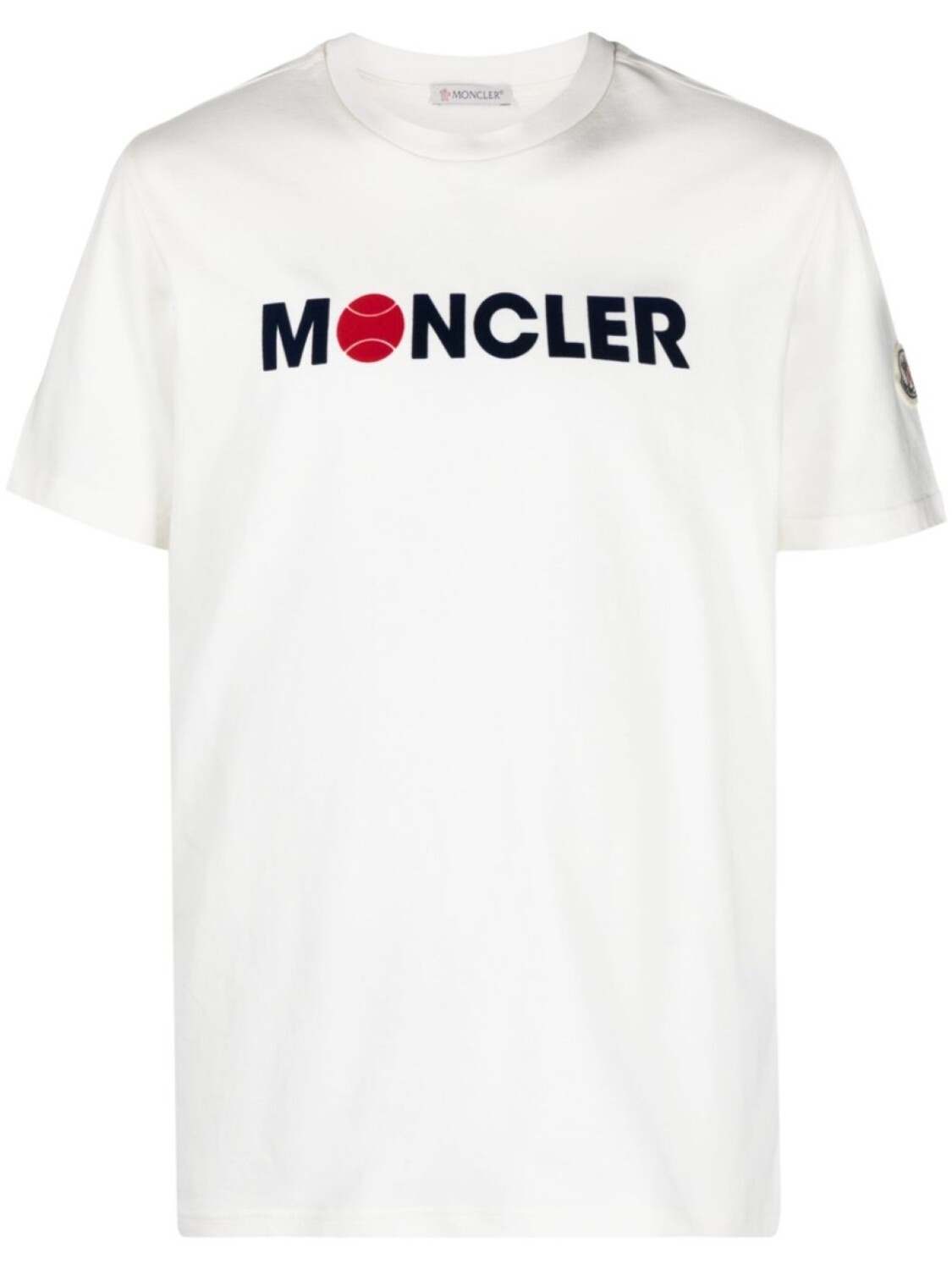 

Moncler футболка с логотипом, белый