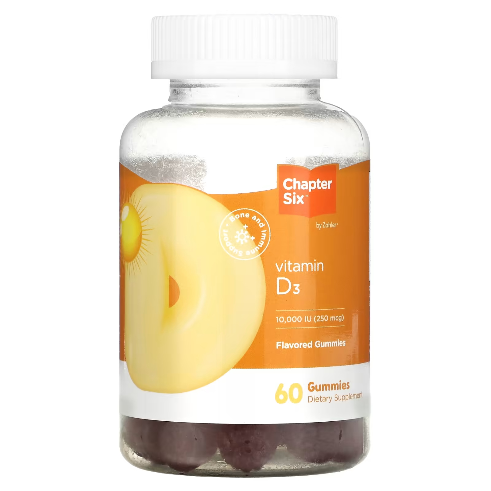 Пищевая добавка Chapter Six со вкусом витамина D3, 60 жевательных таблеток