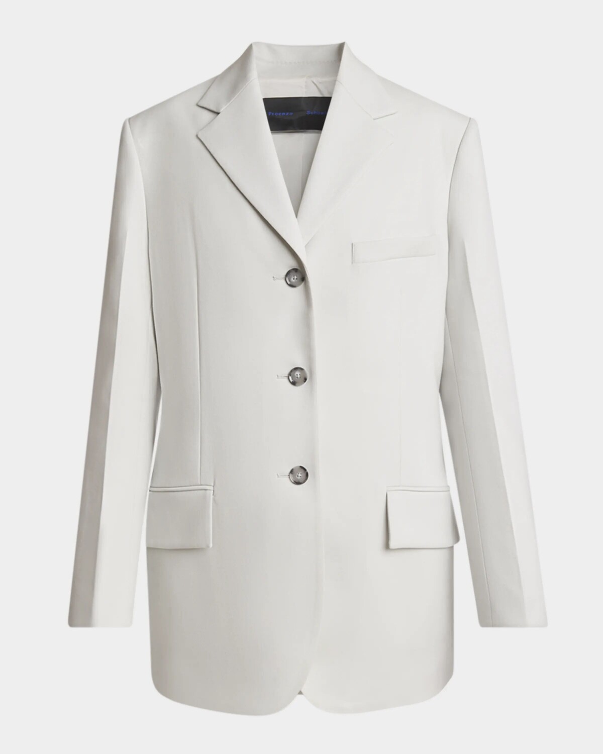 

Однобортный пиджак Archer из шерстяного твила Proenza Schouler, цвет Smoke