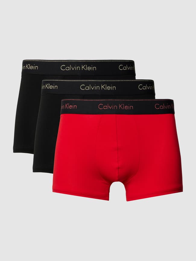 

Трусы с эластичным поясом с логотипом, в упаковке 2 шт Calvin Klein Underwear, черный