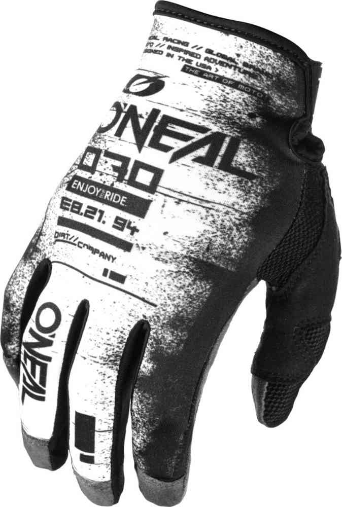 Перчатки для мотокросса Mayhem Scarz Oneal, черно-белый