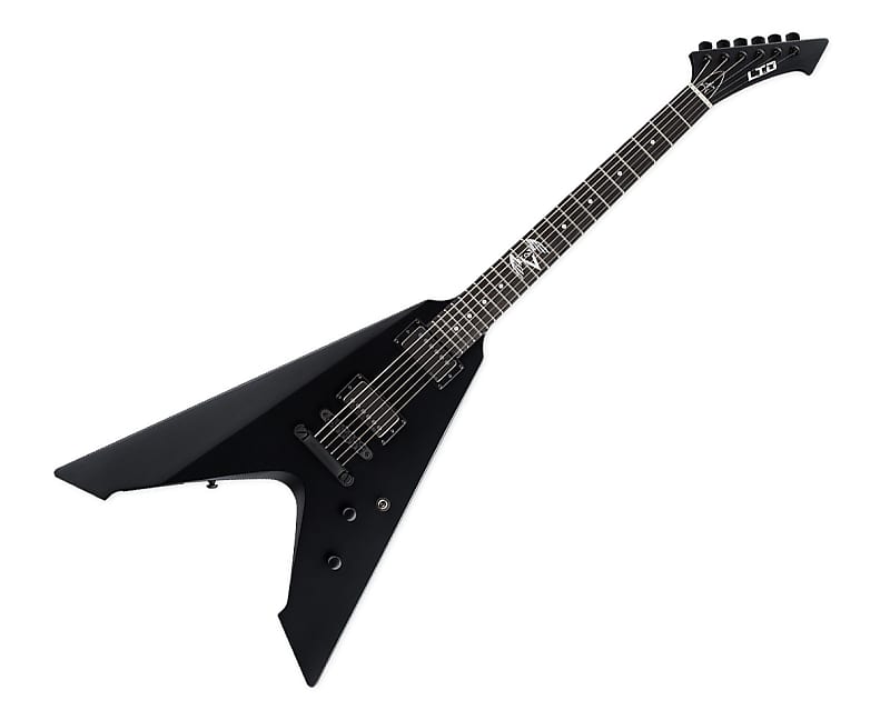 стервятник фигурка 25 см vulture Электрогитара ESP LTD James Hetfield Signature Vulture Electric Guitar - Black Satin