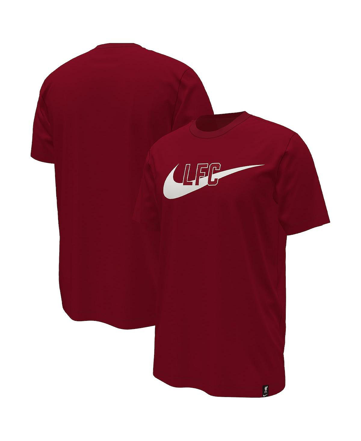 

Мужская красная футболка с галочкой Liverpool Nike, Красный
