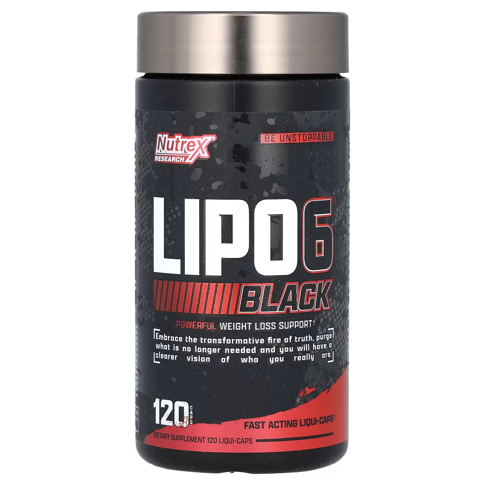 Пищевая добавка Nutrex Research LIPO 6 Black, 120 капсул