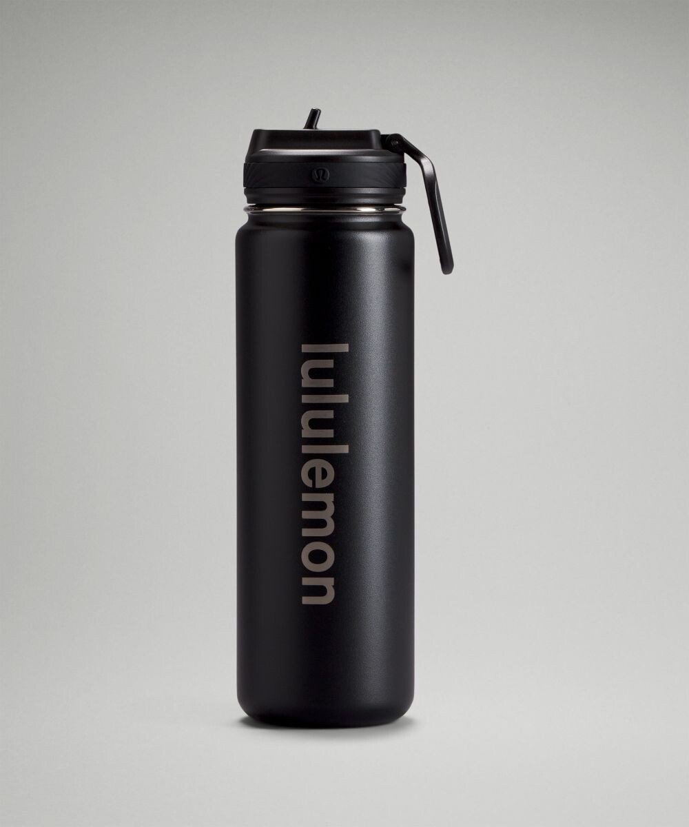 

Спортивная бутылка Back to Life 0,7 л Lululemon, черный