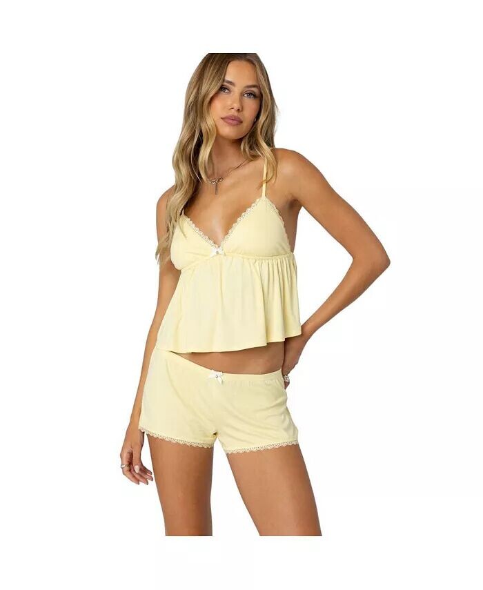 

Женская майка Buffy Babydoll Edikted, желтый