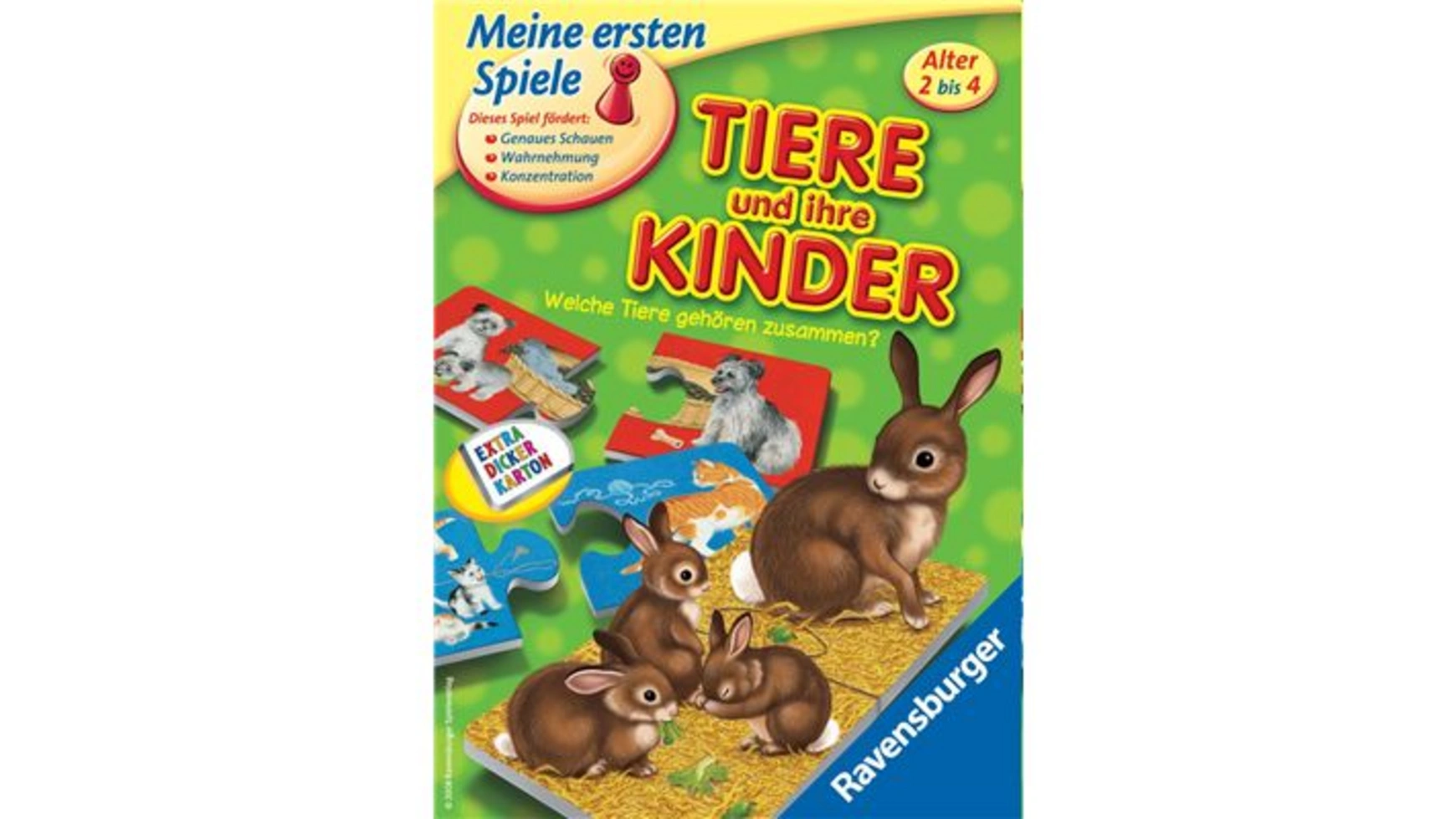 цена Ravensburger Spiele животные и их дети