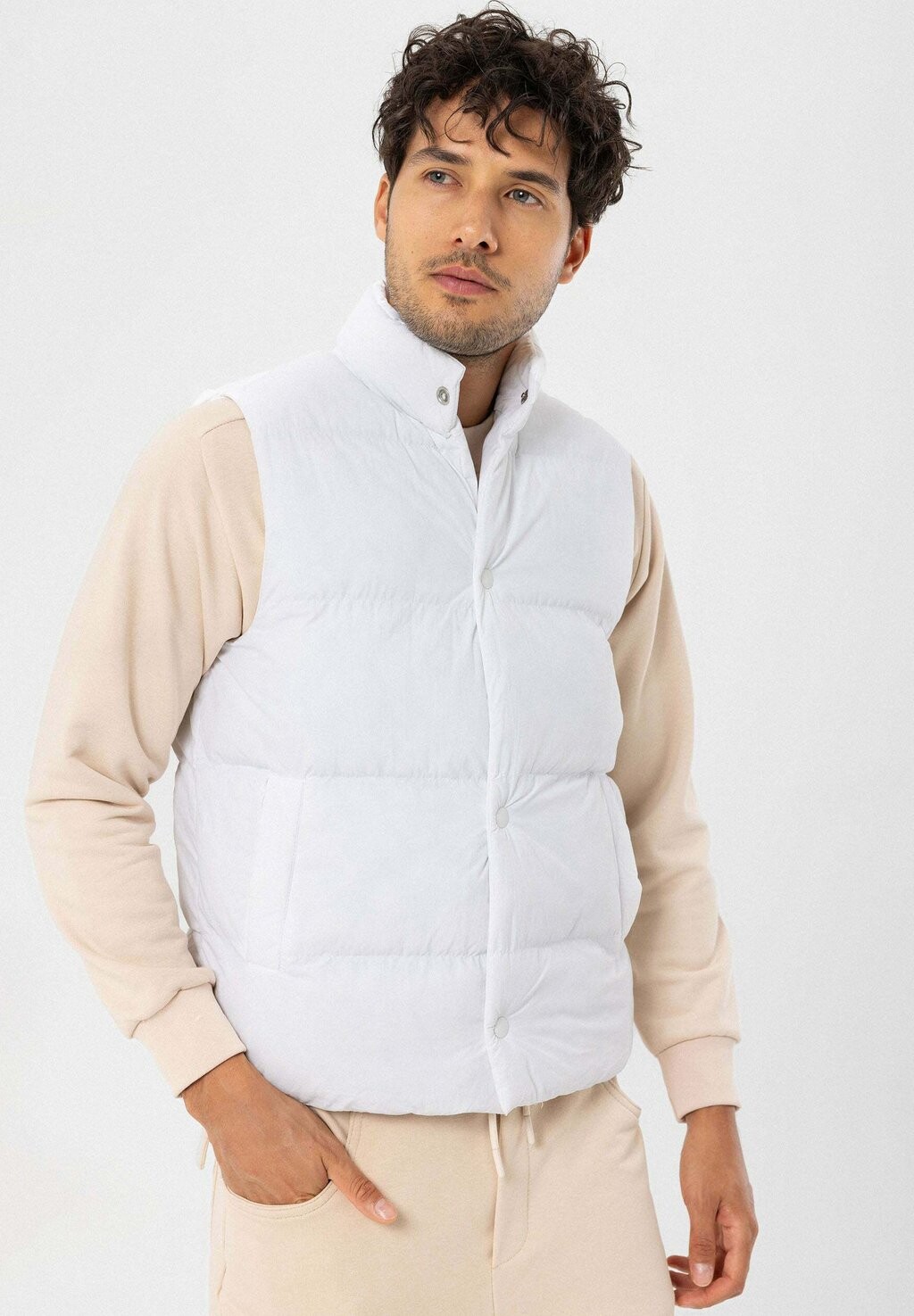 

Жилет PUFFER Antioch, белый